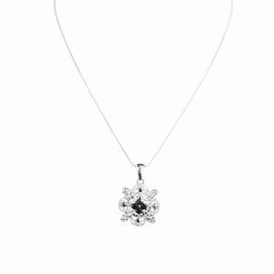 Macy’s Silver Crystal Pendant Necklace